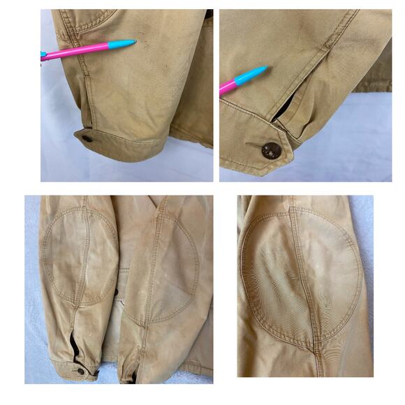 Vintage Polo Ralph Lauren Men Barn Chore Field Hunting Coat Jacket XL Tan Canvas - Picture 7 of 11